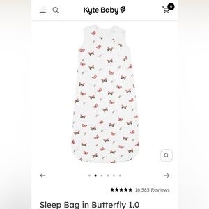 Kyte Baby butterfly sleep sack
